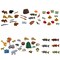 Assorted Nature & Outdoor Buttons – 50+ Piece Set for Sewing, Scrapbooking & DIY Crafts – Camping, Fishing, Wildlife & Trees